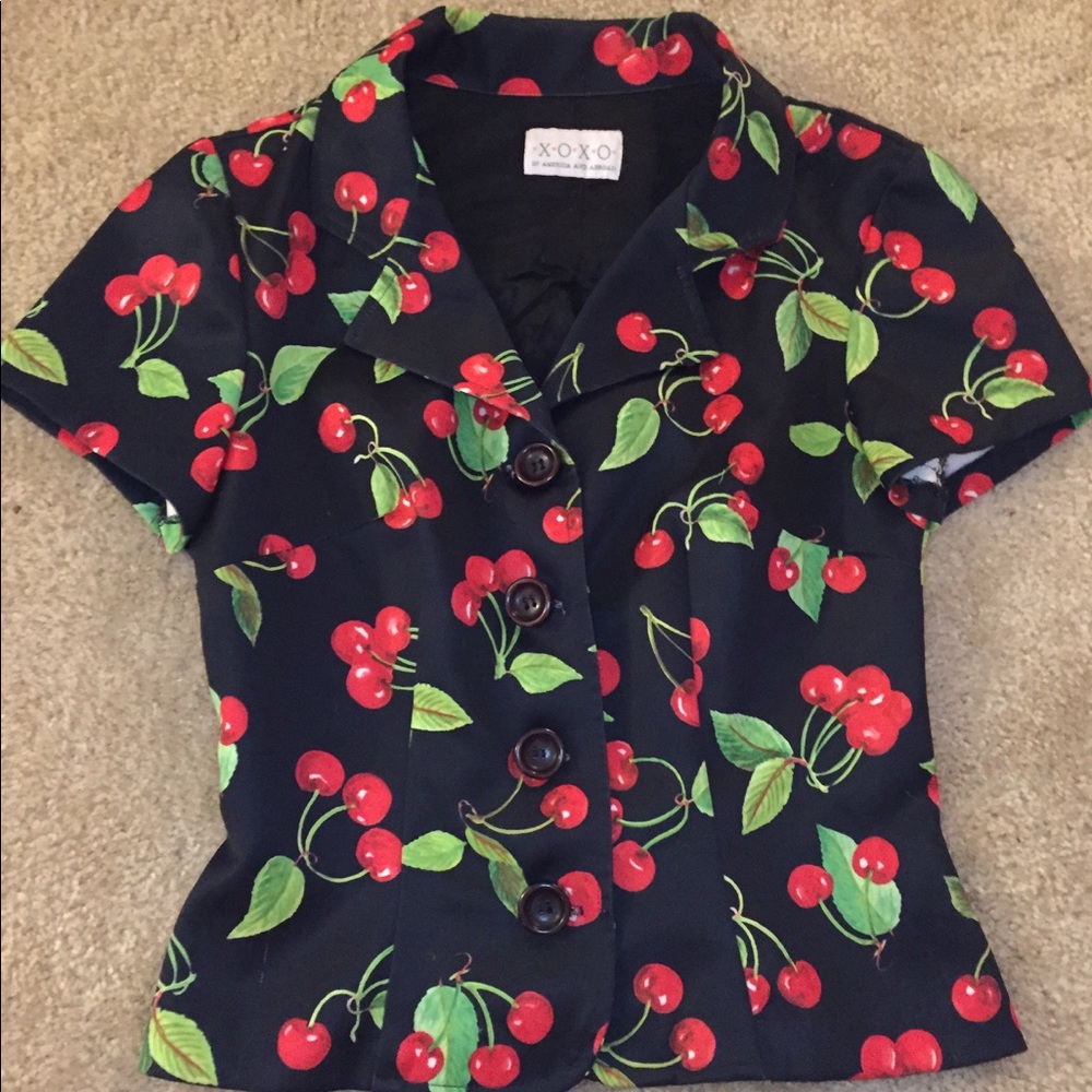 Cherry Pinup Top